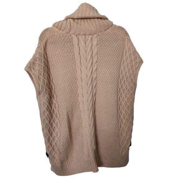 Saks Fifth Avenue Womens Chunky Oversized Cowl Neck Wool Blend Sweater  Small - Picture 2 of 8
